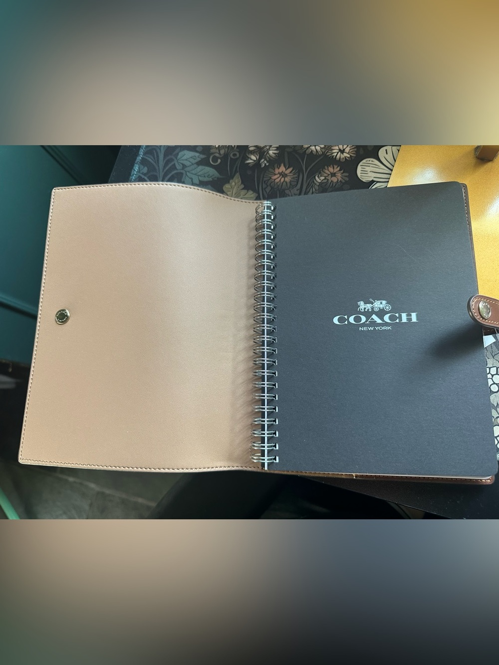 Coach Notebook In Signature Canvas - Picture 8 of 11